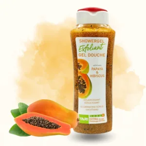 YARI exfoliant showergel PAPAYA & HIBISCUS